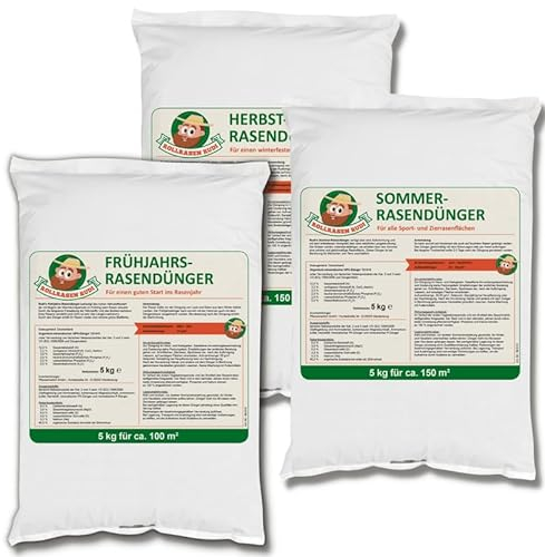 Rudis Rasendünger-Jahrespaket (451-500m²)