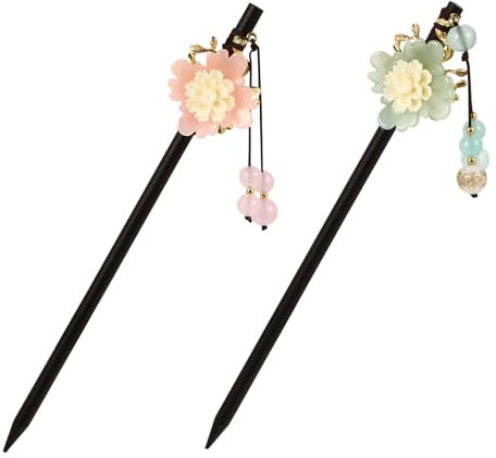 minkissy 6piezas Horquillas Chinas De Estilo Vintage De Accesorios Para Recogidos Elegantes Decoración Para Peinados Tradicionales y Modernos