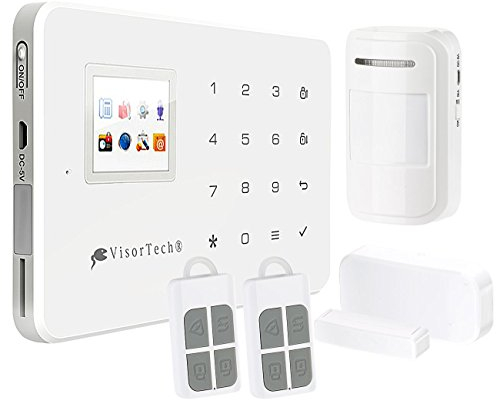 VisorTech Alarmanlage Wohnwagen: WLAN-Alarmanlage XMD-5400.WiFi mit GSM-Handynetz (Versandrückläufer) (Boot Alarmanlage, Wohnung WLAN, Kfz Ladegerät)