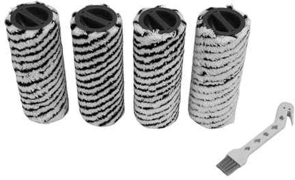 aspirapolvere Spazzola A Rullo Da 4 Pezzi. Compatibile Con Karcher FC7/ FC7 Premium/ FC5/ FC5 Premium/ FC3, Parti For Lavapavimenti Senza Fili, Pulizia Degli Accessori