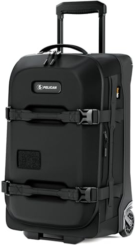 Pelican Aegis Luggage - Check in Duffel Bag with Wheels - 28 Inch Suitcase with Wheels (Black)
