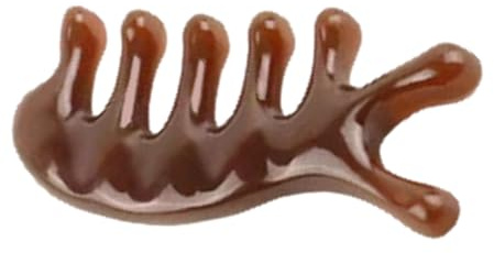 Scalp Tool, Relaxing Tool, Músculo Relajación Tensión Ergonómico Mango Fácil Agarre Portátil Diseño, Masaje Scraper for Scalp, Home, Cara 4,33 x 1,97 pulgadas