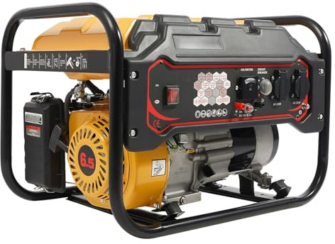 Generador de gasolina de 2 kW de un solo cilindro y cuatro tiempos, generador de energía portátil para alimentación móvil