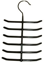 Hagspiel, 2 St. Krawattenhalter aus Metall für 12 Krawatten (Krawattenhalter Metall)