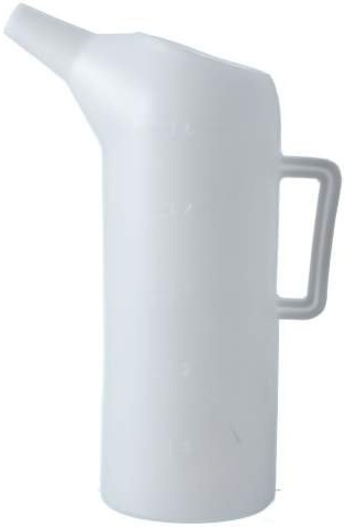 CARAFFA GRADUATA CON IMBUTO PER OLIO LT. 5
