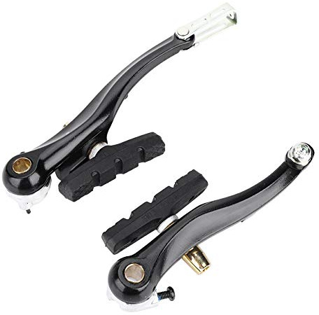 Alomejor 1 para V-Brake Set mit Bremsbacken Mountainbike Straight Pull Mechanische Dual-Pivot Brake Set Ersatzteile Zubehör