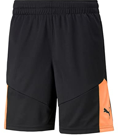 PUMA individualFINAL Short pour Enfant, Puma Noir/Citron Fluo, 176