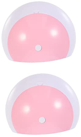minkissy 2piezas Lámpara De Uñas Led De Secador De Esmalte Gel Portátil Para Manicura Casa Secado Rápido Para Gel Uv y Led Herramienta De Arte Uñas