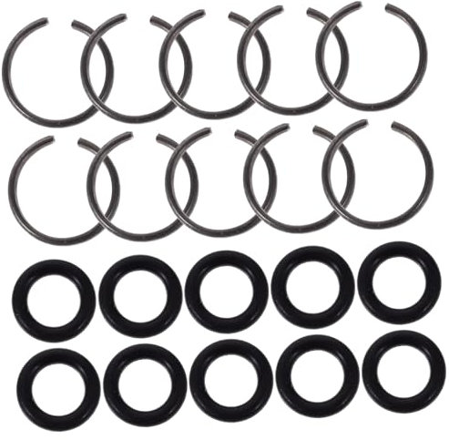 OSALADI Ring 90 Sätze Schlüsselring O-Ring elektrische Waschmaschinen Schlagschrauber steckdose Schlag-Haltering-Clip Buchsenhalter mit O-Ring Aufladen Socken-Set Schutz Ärmel Ringe