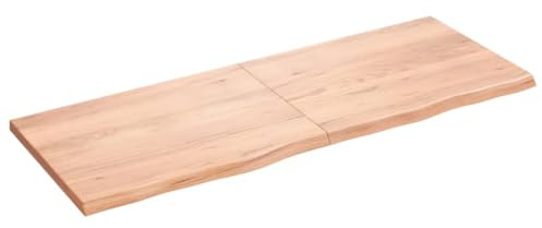 Schreibtischplatte Werkbankplatte DIY Stabile Bürotischplatte Tischplatte Werkbankplatte Echtholz-Furnier, Perfekt für höhenverstellbare Schreibtische, Hellbraun 160x60x(2-4) cm