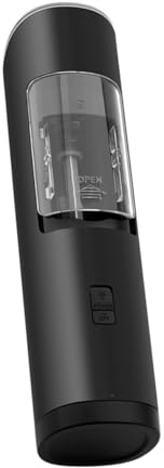 Cabilock Molinillo De Pimienta Saleros y Pimenteros Molinillos De Pimienta a Pilas Cocina Electrica Botella Mini Molinillo Herramienta Pimienta Acero Inoxidable