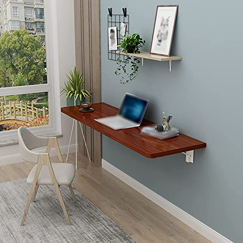 TOAWEM Klappbarer Wandtisch/Wandschreibtisch/Klappbare Werkbank/Laptop-Computertisch, für Heimbar, Büro, Arbeitszimmer, Küche, Esszimmer