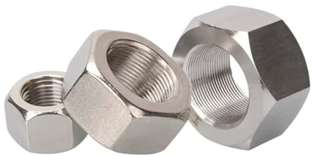 1 STK-10 STK Sechskantmutter mit Linksgewinde und Feingewinde, M8 M10 M12 ~ M42 M48 304 Edelstahl Sechskantmuttern mit umgekehrtem Gewinde, Linkszahnmuttern,(M30*25 * 45 * 2(1pcs))