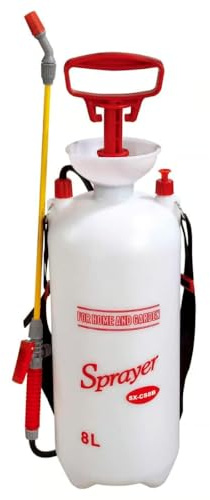 Nemura Pulverisateur de Jardin 8L - Pulvérisateur avec Buse Réglable et Lance - Léger et Pratique - Idéal pour Arrosage, Fertilisation et Traitement des Plantes - Matériaux Durables - Marque Française