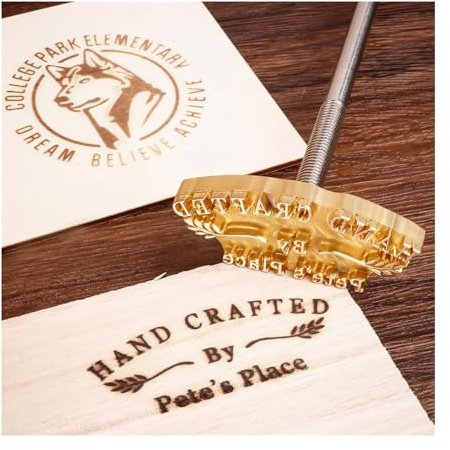 Custom Branding Iron, Electric Wood Burning Stamp Personalized Branding Iron for Food Bread Making Gifts for Dad Husband