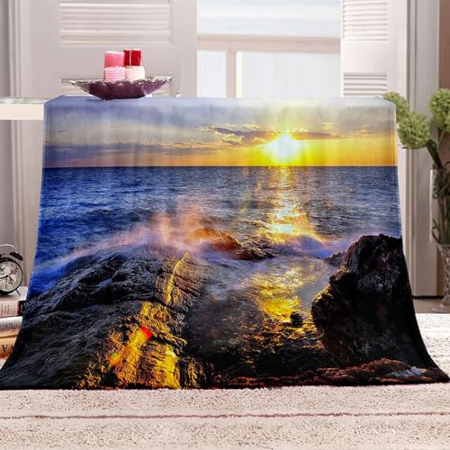 KQYLBM Playa Manta Lana Cobija De Invierno Manta Suave Manta Sofa 150 X 200 Cm