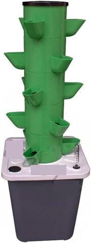 Hydroponics Growing System， Hydroponics Growing Sys Garden Hydroponic Soilless Cultivation Kits DIY Balcony Dimensional Planting Column Pp Colonization Cups Vegetable Grow Tower Indoor Garde