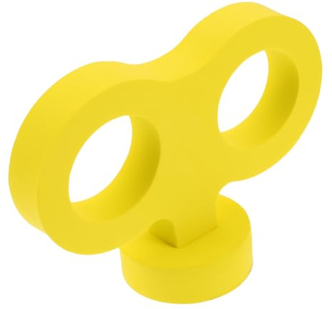 Milisten Creative 3D Yellow Sponge Wind-up Toy Car Decal with Easy Installation, Unique Car Exterior Sticker for Fun Decoration and Cheerful Look in Children’s Rooms and Vehicles