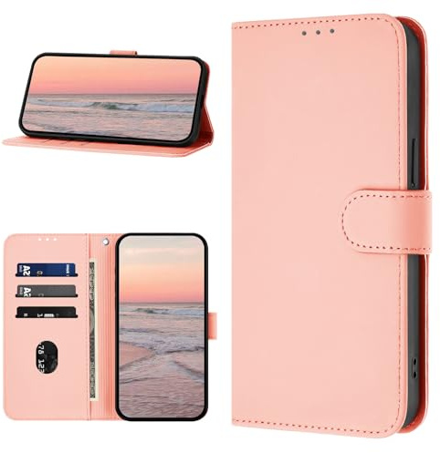 YIRRANZD Cover per iPhone 13 Mini, Custodia a Libro in PU Pelle [Slot Carte] Premium Flip Caso Portafoglio, Antiurto Wallet Case Cover per iPhone 13 Mini (Oro Rosa)