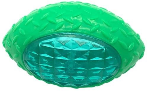 Blinkendes Fußball-Kauspielzeug – Strapazierfähiger Hundeball Mit LED-Licht, Elastischem Sprungeffekt Und Beißfestem Material, Leicht Und Tragbar | Interaktiver Spielball Für Welpen, Haustiere, Traini