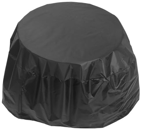 DIYEAH Funda para Parrilla Redonda Resistente la Lluvia Cubierta Protectora para Barbacoa de Camping y Patio