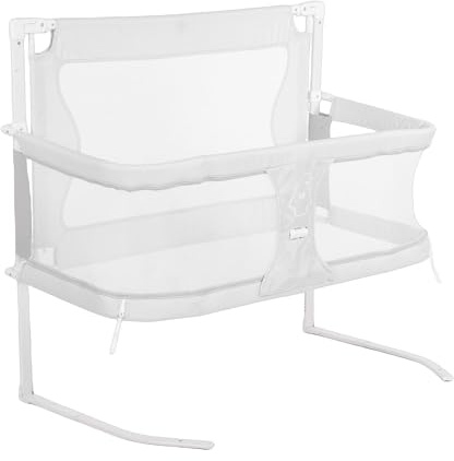 Depisuta 3-in-1-Babywiege, Nachtwiege, Nachtbett, Atmungsaktives Netz, Robustes Aluminium, Einfach Zusammenklappbar, Tragbar, Stabil und Sicher, Nachtbett für Neugeborene (Gray)