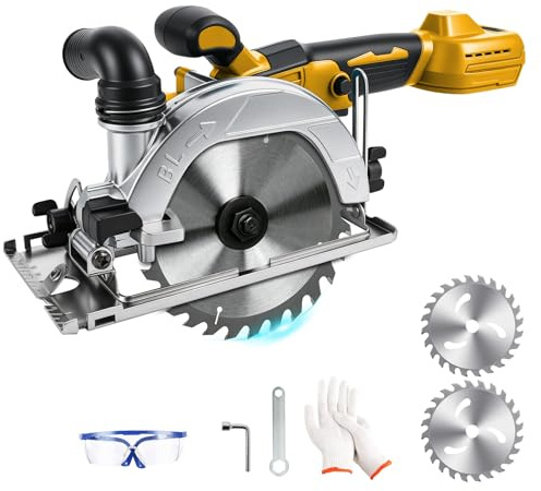 Batteridriven cirkelsåg kompatibel med Dewalt 20v (utan batteri), 150 mm sågblad