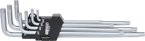 KS Tools 151.2450 RIBE-Winkelstiftschlüssel-Satz, lang, 7-tlg.