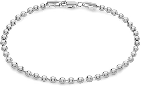 Tuscany Silver Damen Kugelkette Armband Sterling Silber 19cm/7.5'