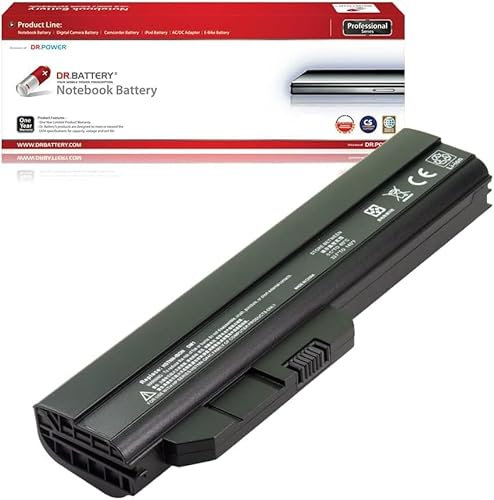 DR. BATTERY PT06 572687-001 Battery Replacement for HP Compaq Mini 311c-1000 HP 311-1000 Pavilion dm1-1000 dm1-2000 580029-001 586029-001 [10.8V / 48Wh]