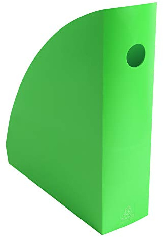 Exacompta 18295D Stehsammler (Mag-Cube, 266x82x305 mm, für DIN A4+, robust und praktisch) 1 Stück apfelgrün