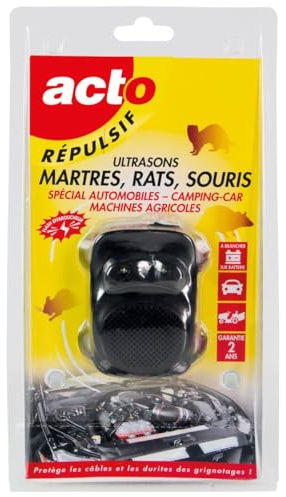 RETRO | REPULSIF ULTRASONS Rats, Souris, MARTRES | SPÉCIAL Automobiles, Camping Car, Machines AGRICOLES | RUS7