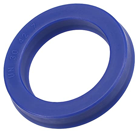 sourcing map 5Stk.UN-Radialwellendichtring 30 mm ID x 42 mm AD x 7 mm Breite PU-Wellendichtring blau