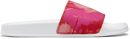 Reebok Men's Classic Slide Sliders, Cold Grey 1/Orange Flare/Vector Red, 9 UK