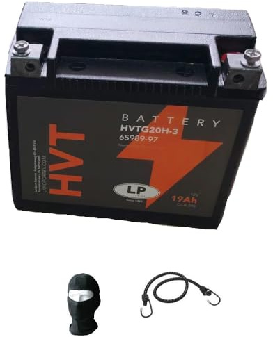 KOMPATIBEL MIT Harley Davidson FXDWG Dyna Wide Glide 1584 2007-2012 HDX20HL-BS NDS Batterie BEREITS BEREIT(VERSIEGELT UND GELADEN) 12V/20AH BATTERIEN FÜR MOTORRÄDER 176X87X153MM