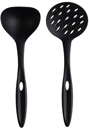 Tupperware Schaumlöffel + Schöpfkelle (inkl. Trichter), Griffbereit, Kunststoff, Lebensmittel-Sieb, Strainer, Modern, 3311441
