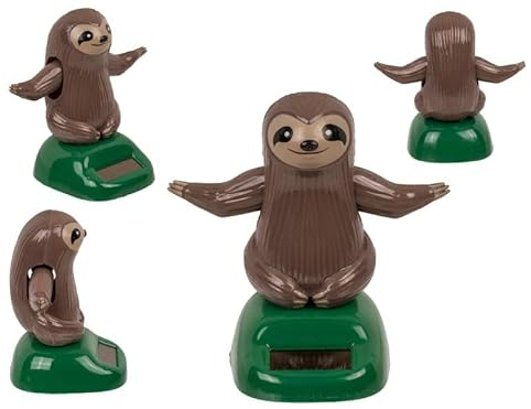 Out of the blue Figura solare a forma di bradipo a energia solare, figura oscillante, regalo