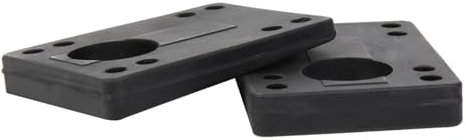 Generisch Skateboard Shock Pads, Angle Wedge Riser Pads. Rubber Skateboard Pads. Wheelbite Prevention Pads. Shock Absorbers. Skateboard Riser Pads Soft Rubber 72x52mm/2.83 X 2.05inch