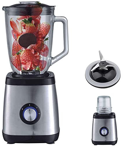 DLAZUM Licuadora Multifuncional, licuadora Profesional Comercial y doméstica, Control de Velocidad Variable, Recipiente de 1,8 l para Batidos, sopas, postres Helados y Salsas