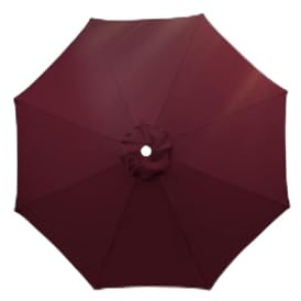 HonunGron Auvent De Remplacement pour Parasol 3.5m/3.0m/2.8m/2.7m/2.5m/2.3m/2m 6/8 Baleines, Toile De Parasol Déporté Remplacement Pour Cour, Jardin, Plage, Protection UV