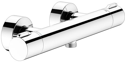 Keuco Thermostat-Brausemischer Plan blue AP, verchromt