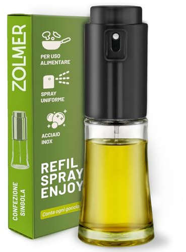 Kompakter Ölsprüher für präzise Dosierung 100 ml Schwarz