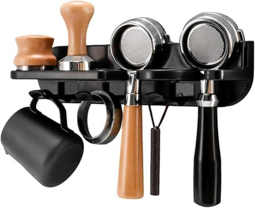 Porta-filtro da caffè, porta attrezzi, per caffè, per tamper e filtro da caffè, per caffè espresso (51 mm)