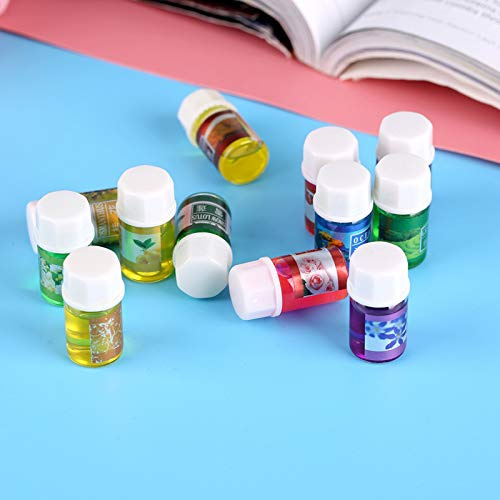 RASTKY Fragancia de Conjunto de Aceite Esencial para el Humidificador Aromaterapia, Alivio del Estrés para los Casos en Casa SPA 12pcs