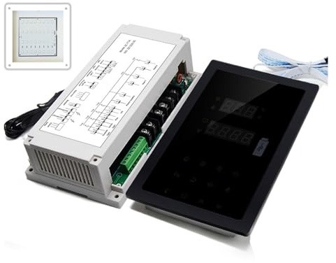 SMTYXS Elektrischer Saunaofen-Controller for WiFi-Fernüberwachung, 24-Stunden-Timing, Multifunktionale Elektrotherapie-Massage Schnelle Aufheizgeschwindigkeit(Combination3,WiFi Version)