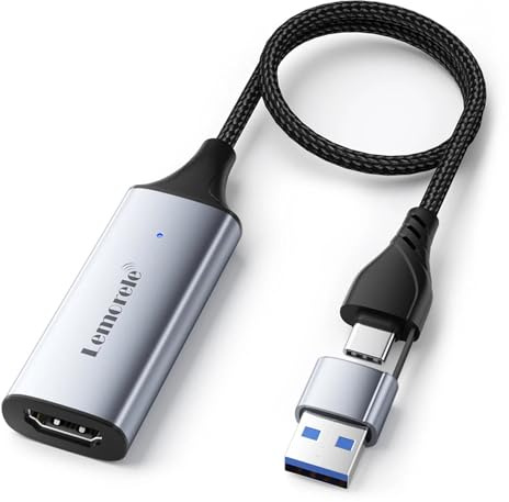 Scheda di acquisizione video USB2.0 compatibile con HDMI for Game Grabber USB/Type-c, registra 1080P for Switch PS4/5, trasmissione in diretta