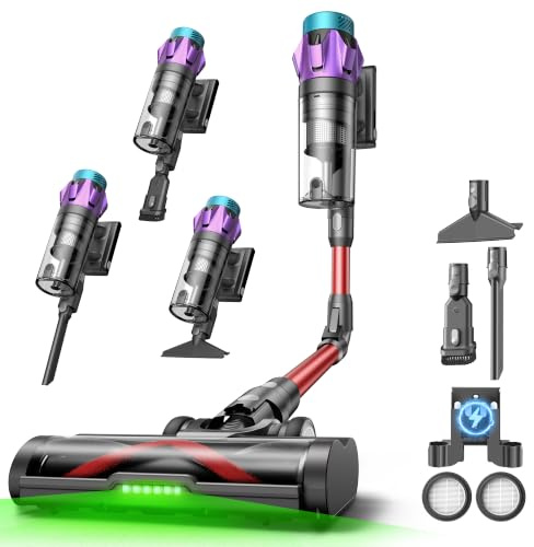 Ultenic U18Pro Aspiradora sin Cable 55Kpa/80Mins, Sistema Multiciclón