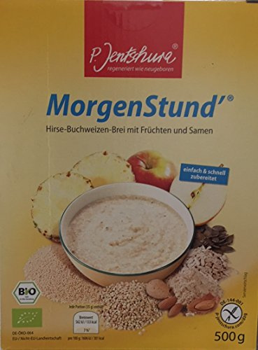 P. Jentschura MorgenStund' Bio-Hirse-Buchweizen-Brei, 2 x 500g