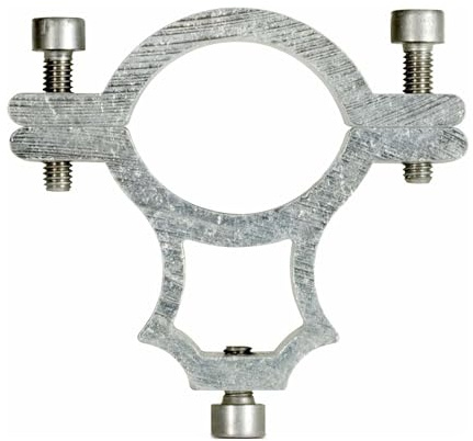 TechniSat LNB-Halteschelle SATMAN – LNC Halteschelle für AZ/EL-Halterung SATMAN (Aluminium, passend für 40mm LNB) silber