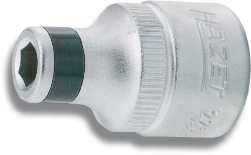 HAZET Adapter 2250-3, 3/8 Zoll (10 mm) Vierkant, 5/16 Zoll (8 mm) Sechskant | Antrieb 3/8 Zoll (10 mm) Vierkant hohl, Abtrieb 5/16 Zoll (8 mm) Sechskant hohl, Chrom-Vanadium, verchromt, Länge 31 mm, 40 g